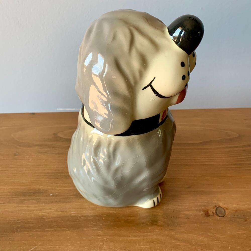 Vtg 60’s McCoy Alpo USA Dan the Dog Ceramic Pottery Cookie Treat Jar 8” USA - Picture 5 of 13